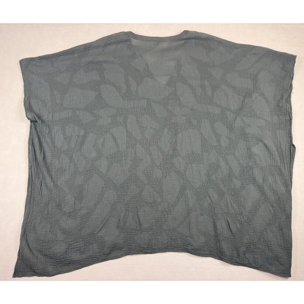 Banana Republic 100% Cotton Gauze Swimsuit Cover Up Kaftan Black M/L - Picture 4 of 9